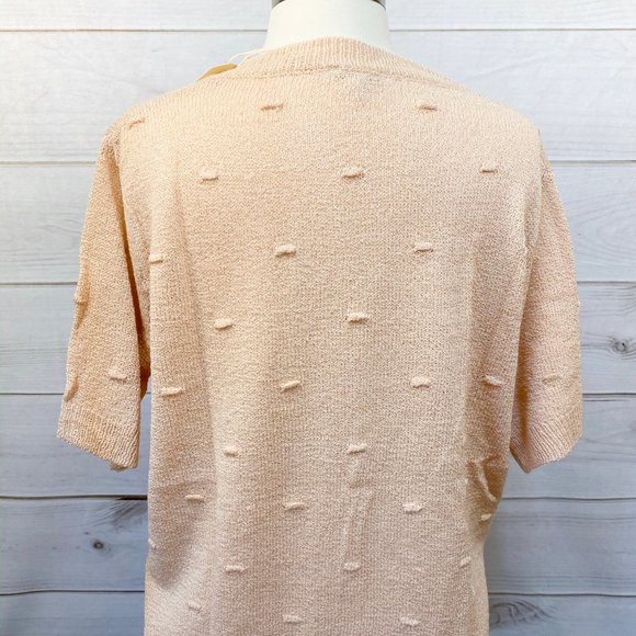 Peach Knit Top - Picture 4 of 7